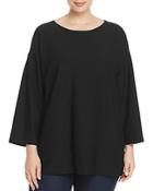 Eileen Fisher Plus Bell-sleeve Tunic Top