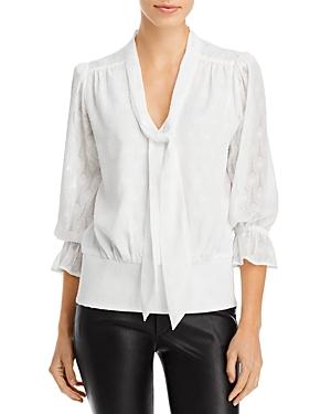 Karl Lagerfeld Paris Burnout Heart Blouse