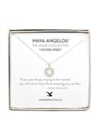 Dogeared Maya Angelou Legacy Collection If You Are Always Trying To Be Normal Necklace, 16