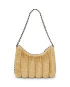 Stella Mccartney Falabella Faux Fur Mini Zip Shoulder Bag