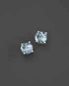 Ippolita Rock Candy Sterling Silver Mini Stud Earrings With London Blue Topaz