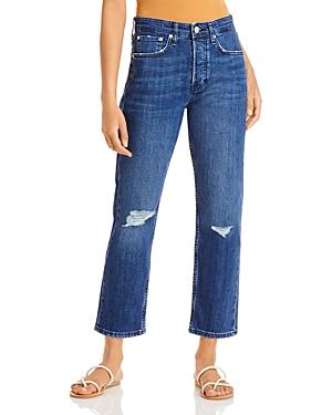 Rag & Bone Maya High Rise Ankle Jeans In Emory