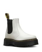 Dr. Martens Women's 2976 Quad White Pull On Boots