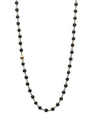 John Varvatos Collection Lava Bead Brass Link Necklace, 24