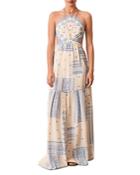 Ba & Sh Ilona Tiered Open Back Maxi Dress