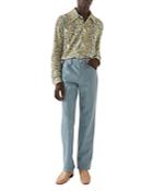 Sefr Faux Leather Straight Fit Trousers