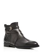 Burberry Vaughan Belted Leather Booties