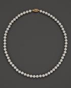 Tara Pearls Akoya Cultured Pearl Necklace With 18k Yellow Gold Clasp, 16"