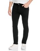 34 Heritage Charisma Classic Straight Fit Jeans In Select Double Black