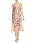 Rebecca Taylor Lucia Ruffled Floral Dress