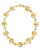 Marco Bicego 18k Yellow Gold Petali Diamond Collar Necklace, 17.5