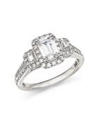 Diamond Three-stone Ring In 14k White Gold, 1.75 Ct. T.w. - 100% Exclusive