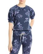 Sundry Dark Floral Tee
