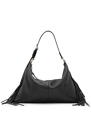 Allsaints Edbury Leather Fringe Shoulder Bag