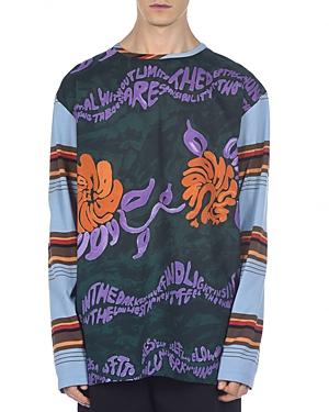 Marni Mixed Print Long Sleeve Tee