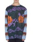 Marni Mixed Print Long Sleeve Tee
