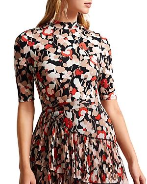 Ted Baker Printed High Neck Top