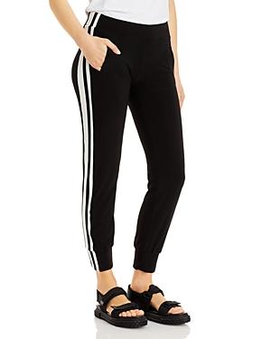 Norma Kamali Striped Jogger Pants