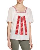 Joie Tahoma Embroidered Top