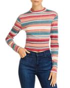 Roxy Smooth Move Striped Cropped Top