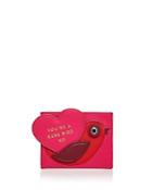 Kate Spade New York Bird Leather Card Case