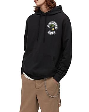 Allsaints Relaxed Fit Concrete Eden Hoodie