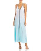 Pitusa Dip Dyed Swim Cover-up Dress