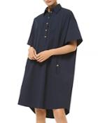 Michael Michael Kors Snap Front Shirt Dress