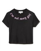 Wildfox Not Every Girl Cropped Tee - 100% Exclusive