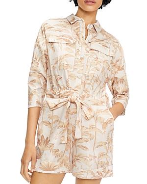 Ted Baker Utility Tropical Print Romper