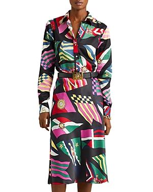 Lauren Ralph Lauren Nautical Flag Printed Shirt