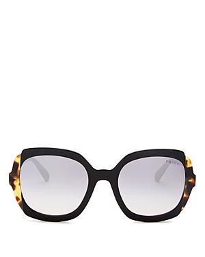 Prada Women's Eiquette Mirrored Square Sunglasses, 54mm