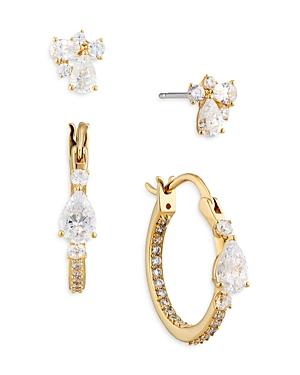 Nadri Vanessa Hoop And Stud Earring Set