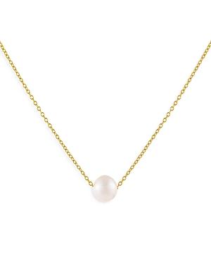 Adinas Jewels Freshwater Pearl Solitaire Pendant Necklace, 16 + 2 Extender