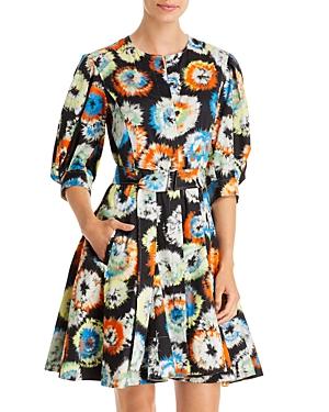 Jason Wu Printed Puff Sleeve Dress