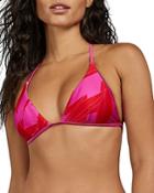 Ted Baker Mittyy Sour-cherry-print Triangle Bikini Top