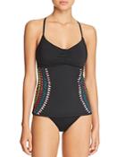 Laundry By Shelli Segal Cinched Front Tankini Top