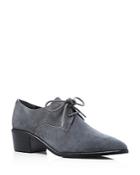 Marc Fisher Ltd. Etta Suede Pointed Toe Oxfords