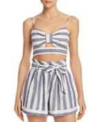Suboo Newport Tie-back Cropped Top