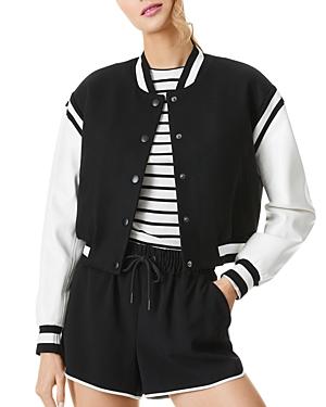 Alice And Olivia Keri Varsity Jacket