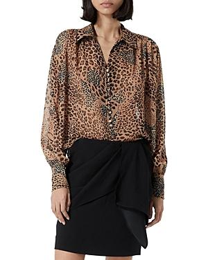The Kooples Animal Print Shirt