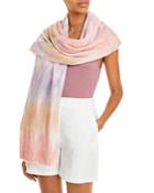 C By Bloomingdale's Tie-dye Cashmere Travel Wrap - 100% Exclusive