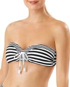 Tommy Bahama Breaker Bay Striped Bandeau Bikini Top