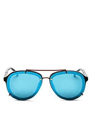 3.1 Phillip Lim Mirrored Aviator Sunglasses, 60mm