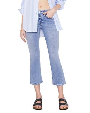 Frame Le Cropped Mini Bootcut Jeans In Jadite