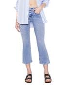 Frame Le Cropped Mini Bootcut Jeans In Jadite