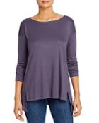 Eileen Fisher Petites Long-sleeve High/low Top
