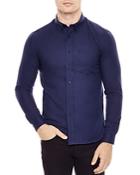 Sandro Micro Herringbone Slim Fit Button-down Shirt