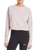 Nike Embossed Cropped Sweatshirt