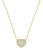 Bloomingdale's Diamond Heart Necklace In 14k Yellow Gold, 0.85 Ct. T.w. - 100% Exclusive